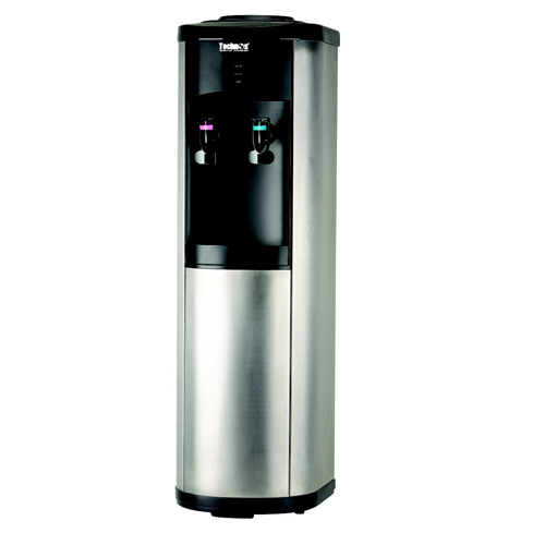 Technos Black/White Top Loading, Hot & Cold Water Dispenser